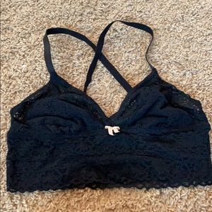Black Racerback Bralette